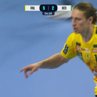Juri Knorr im Spiel gegen Füchse Berlin